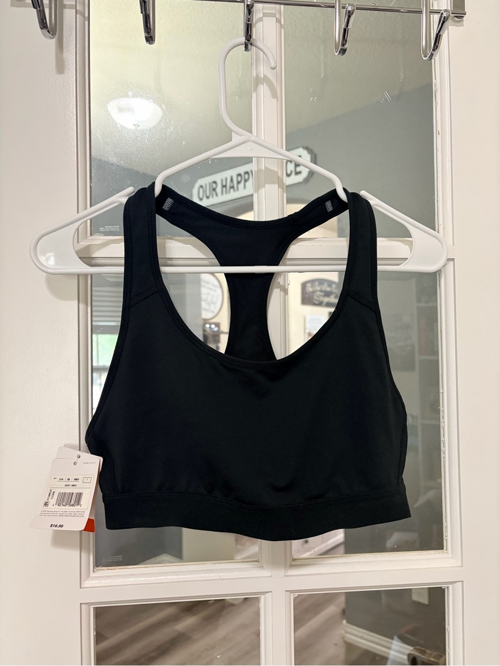 Champion Black Racerback Sports Bra
